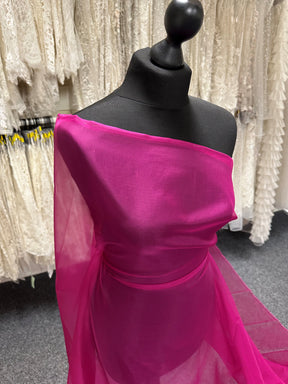 Organza de Soie Fuchsia - Évolution