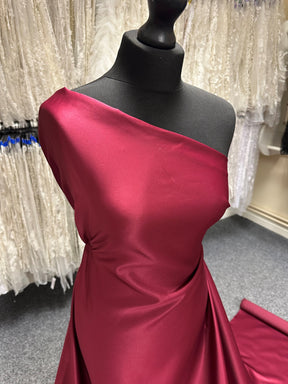 Satin Polyester Claret - Majestic