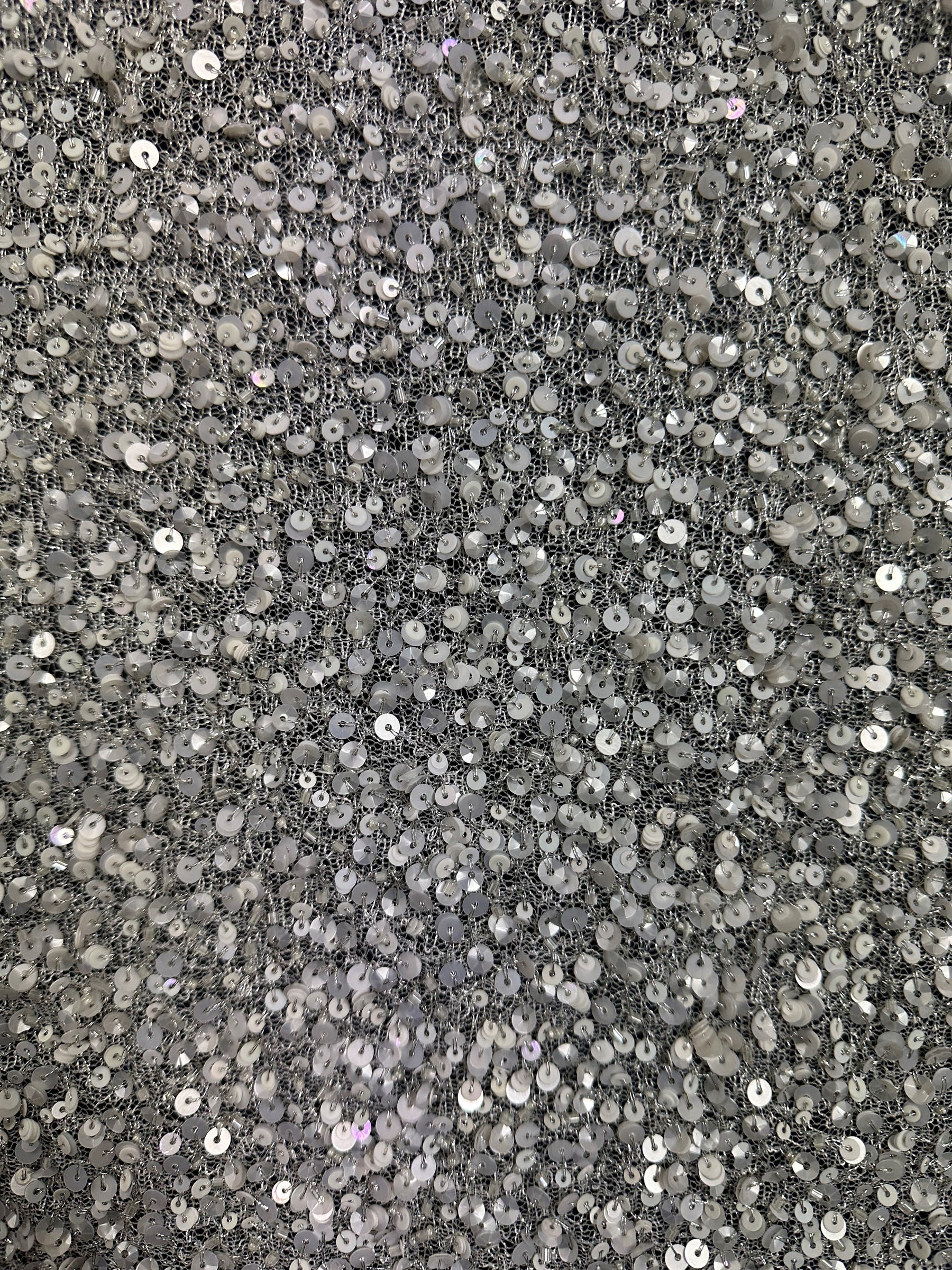 Maille pailletée ivoire - Jaipur