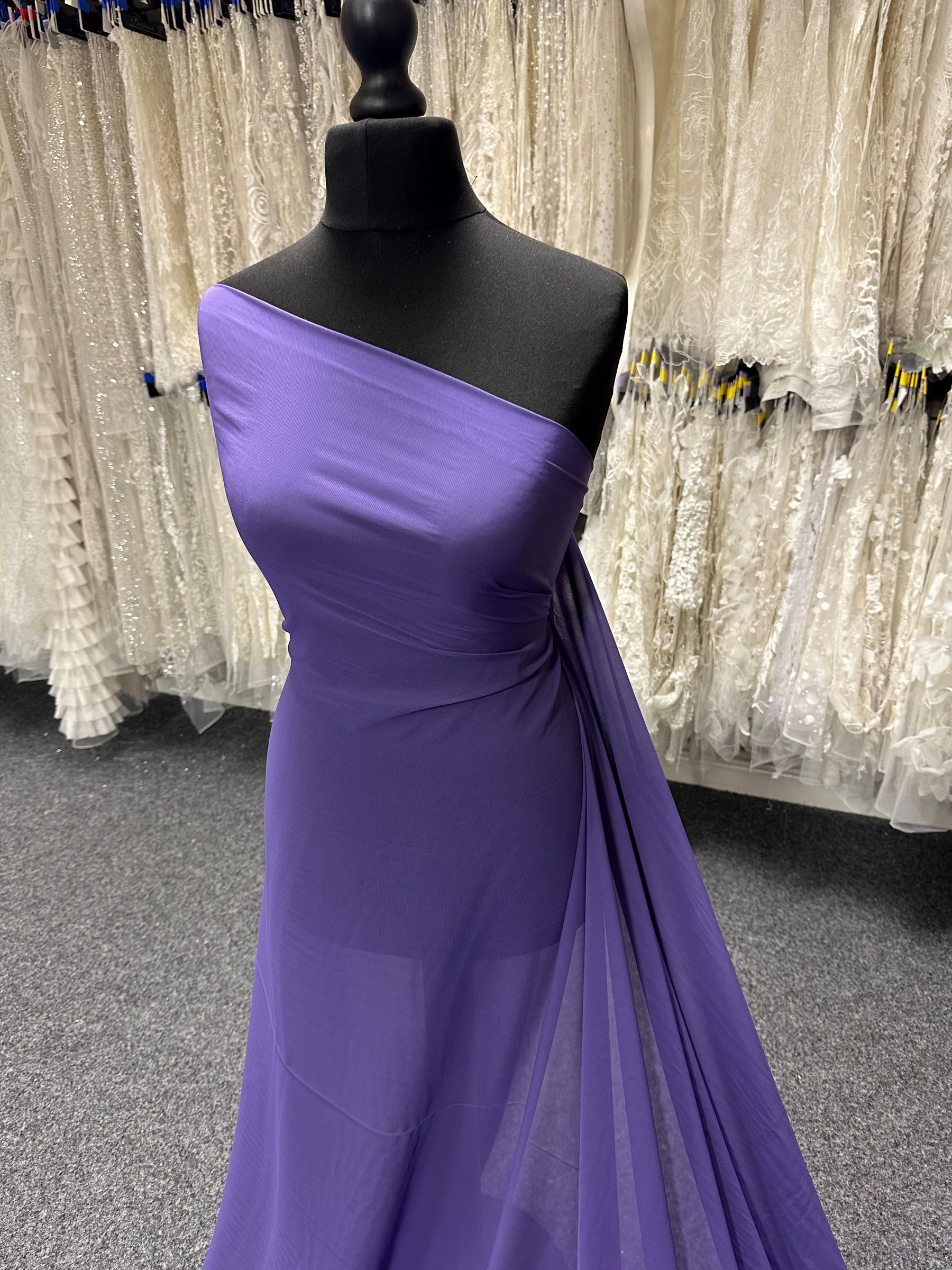 Mousseline Polyester Violette - Benevolence