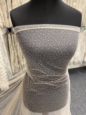 Tulle Pailleté Champagne - Mission