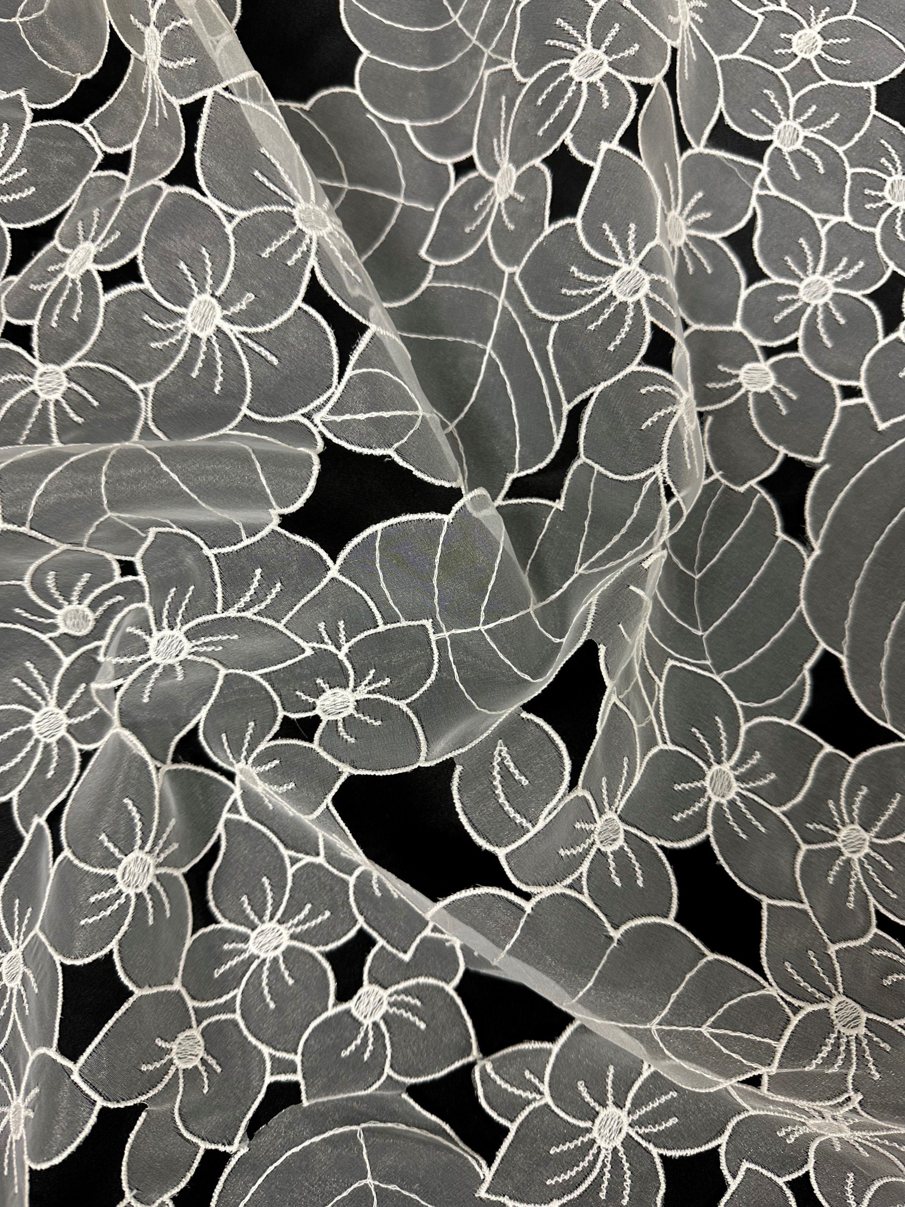 Ivory Organza Lace - Ability