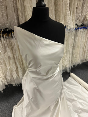 Ivory Organic Cotton Blend Satin - Maturity