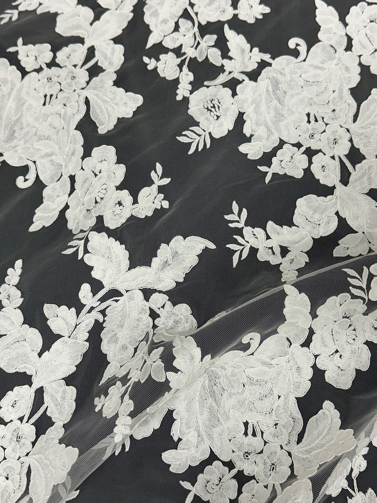 Dentelle cordée ivoire - Potins