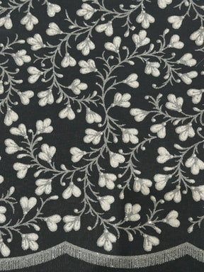 Dentelle bouffante à paillettes ivoire - Kira