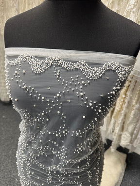 Dentelle ivoire perlée – Nebula