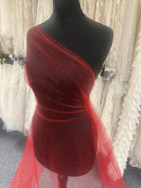 Tulle pailleté rouge - Trumpet