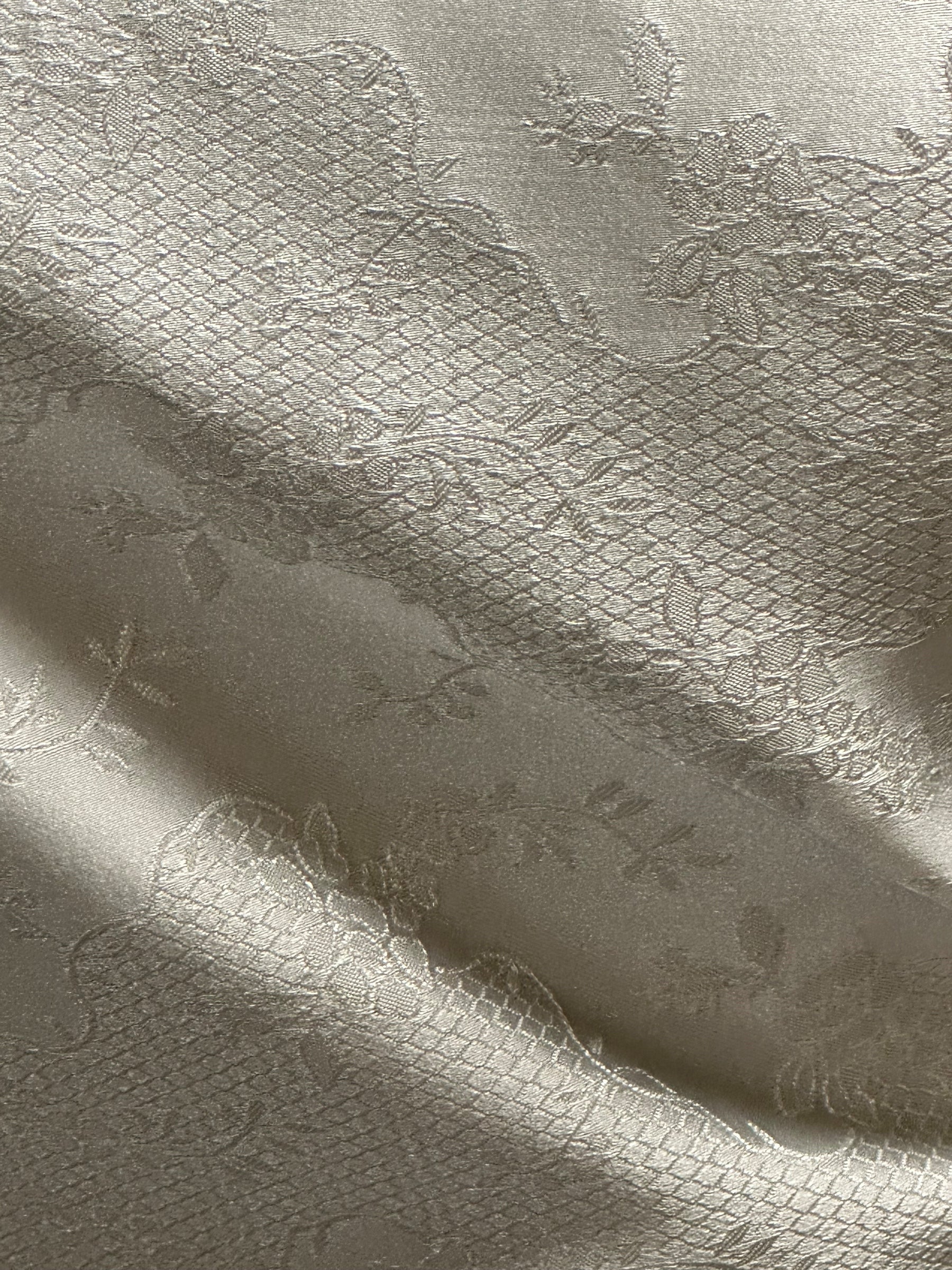 Tissu Jacquard Ivoire - Anvers