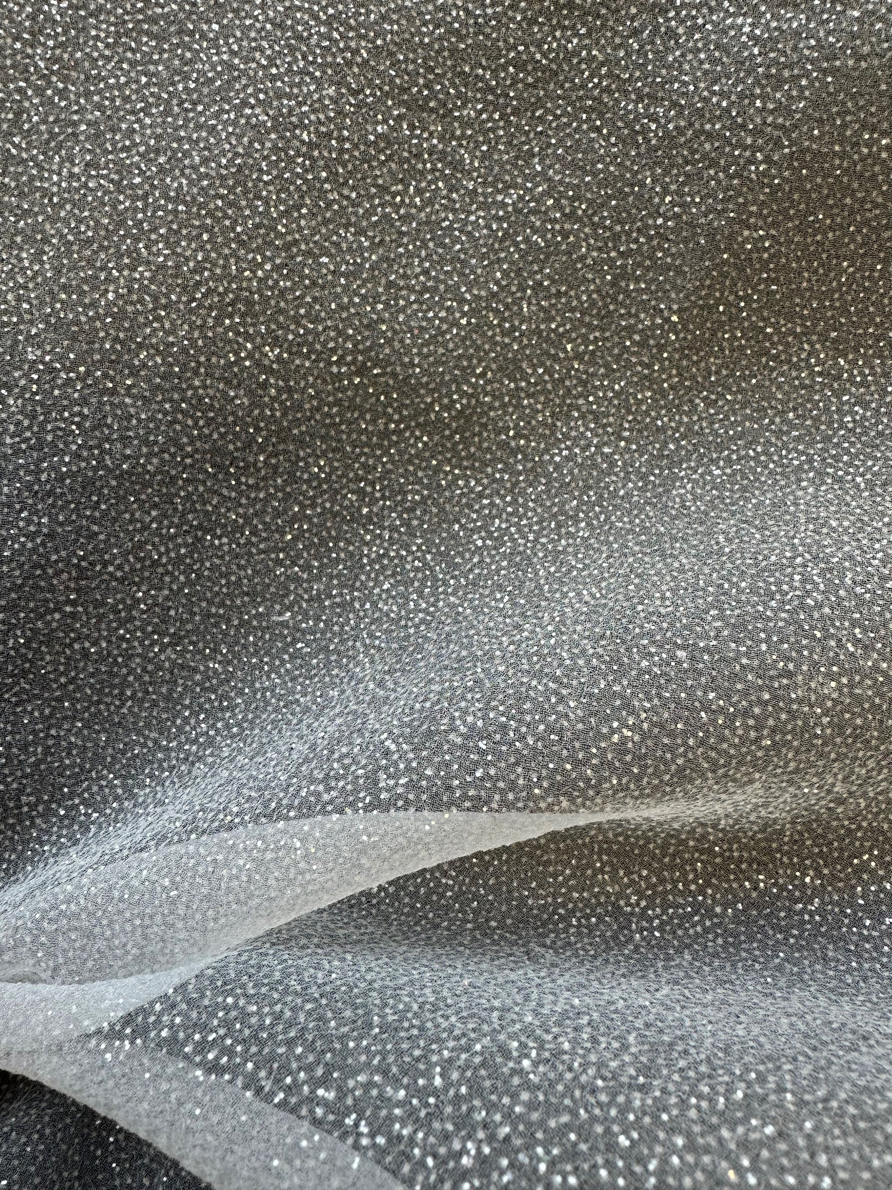 Organdi froissé en polyester ivoire - Blizzard