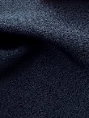 Black Polyester Georgette - Immobile
