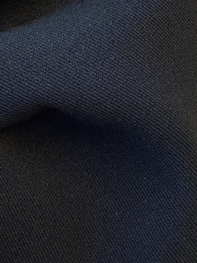 Black Heavyweight Stretch Satin - Diorama