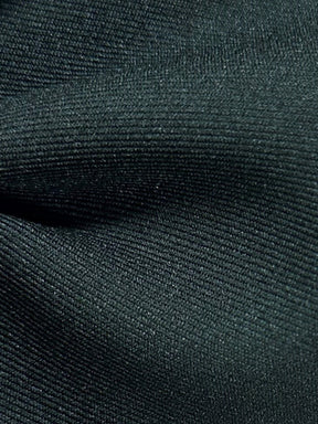 Black Recycled Polyester Twill - Restate