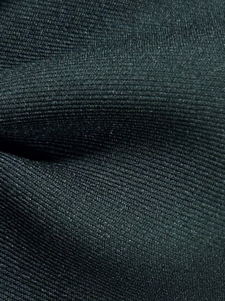 Black Recycled Polyester Twill - Restate