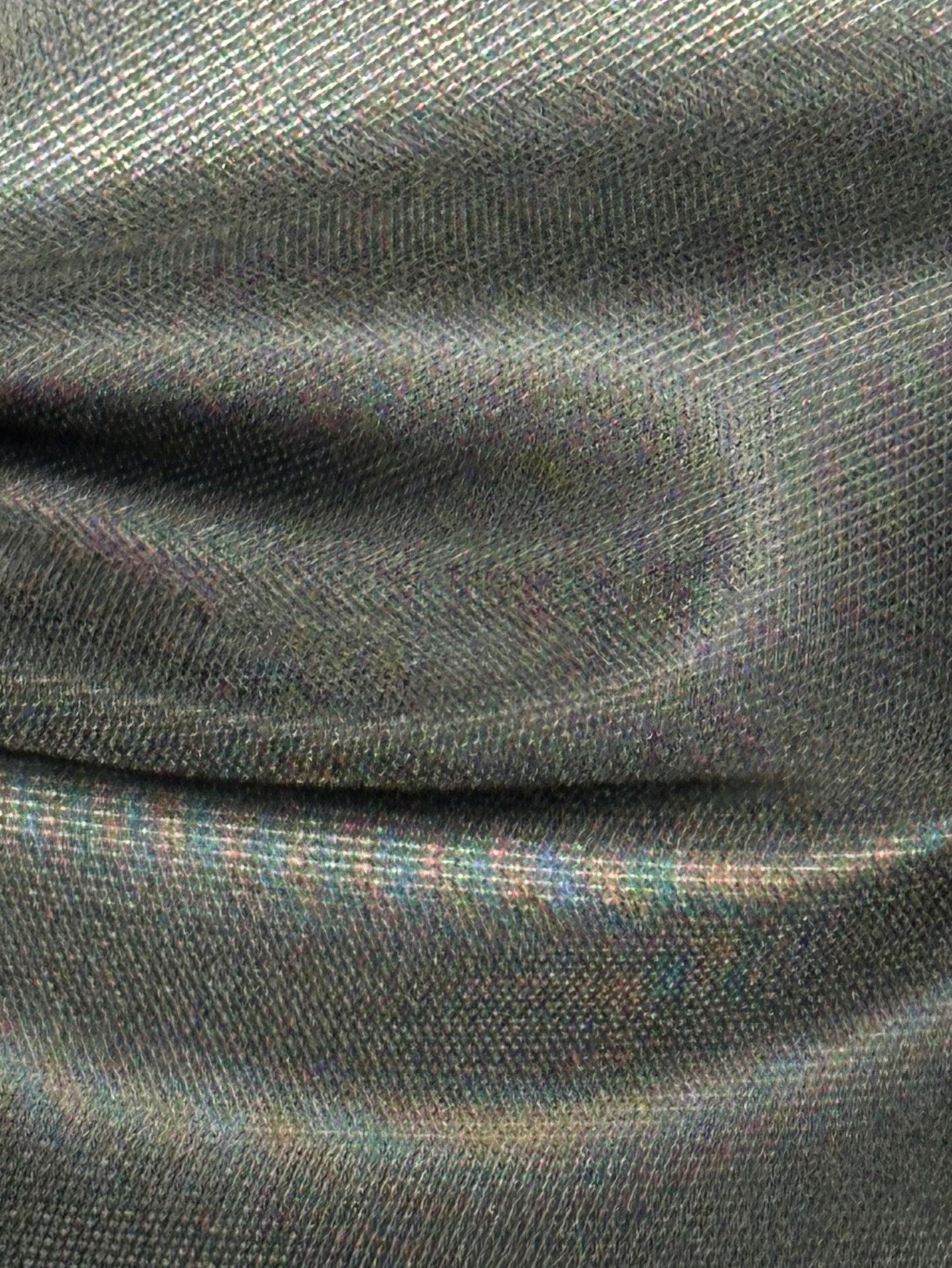 Black Polyester Satin Fabric - Redeem