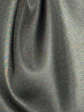 Black Polyester Satin Fabric - Redeem