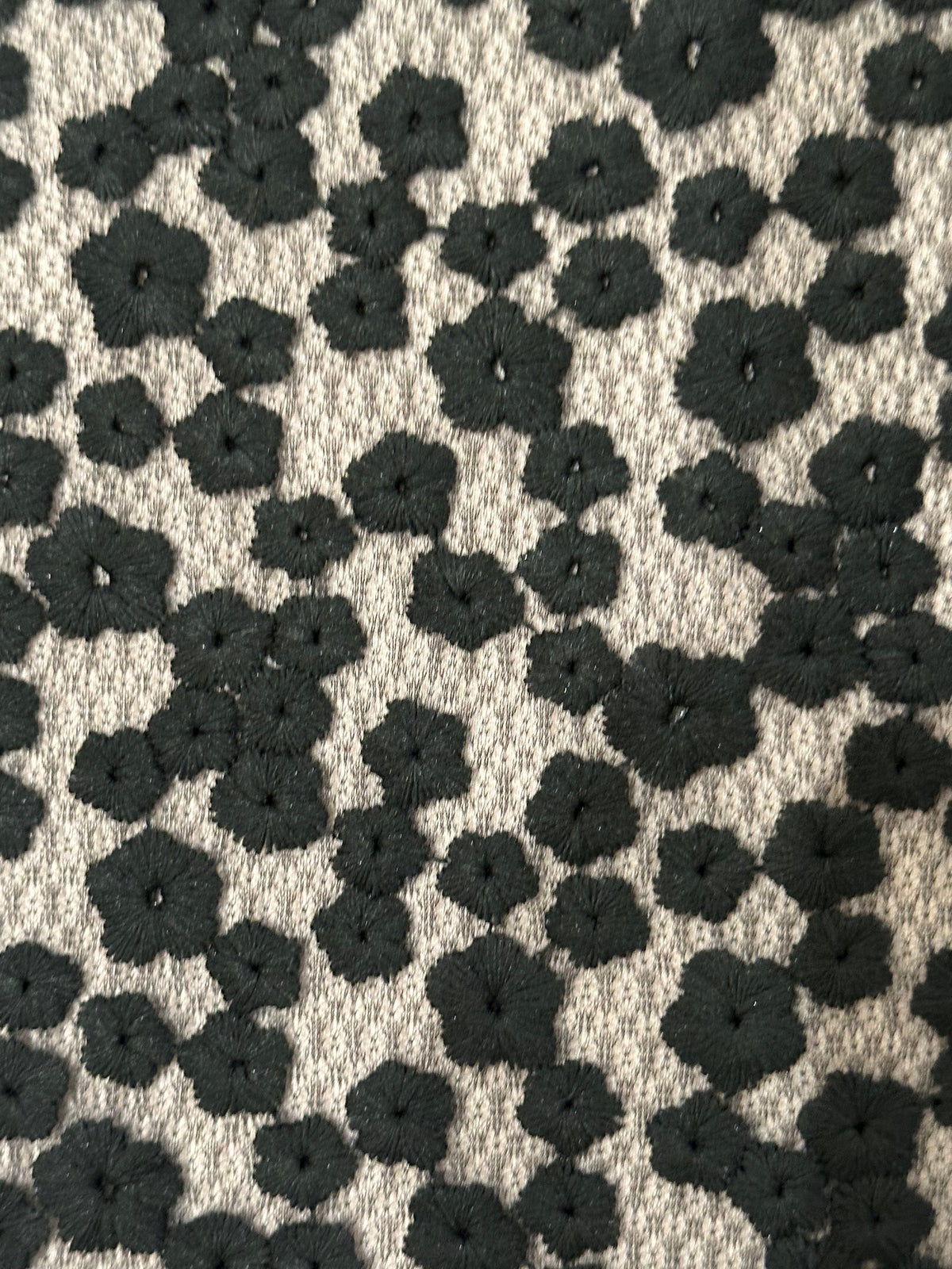 Dentelle à fleurs brodée noire - Madcap