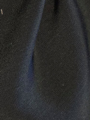 Satin de polyester noir léger - Jamaïque