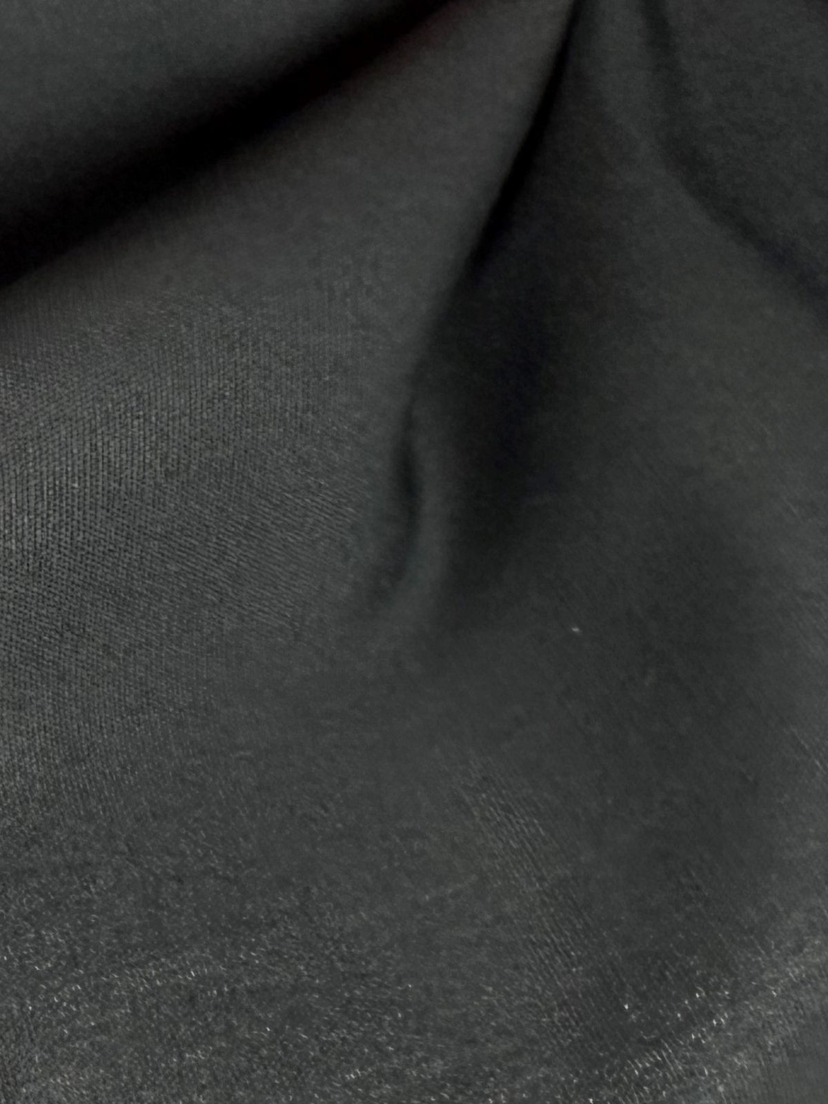 Black Cotton Poplin