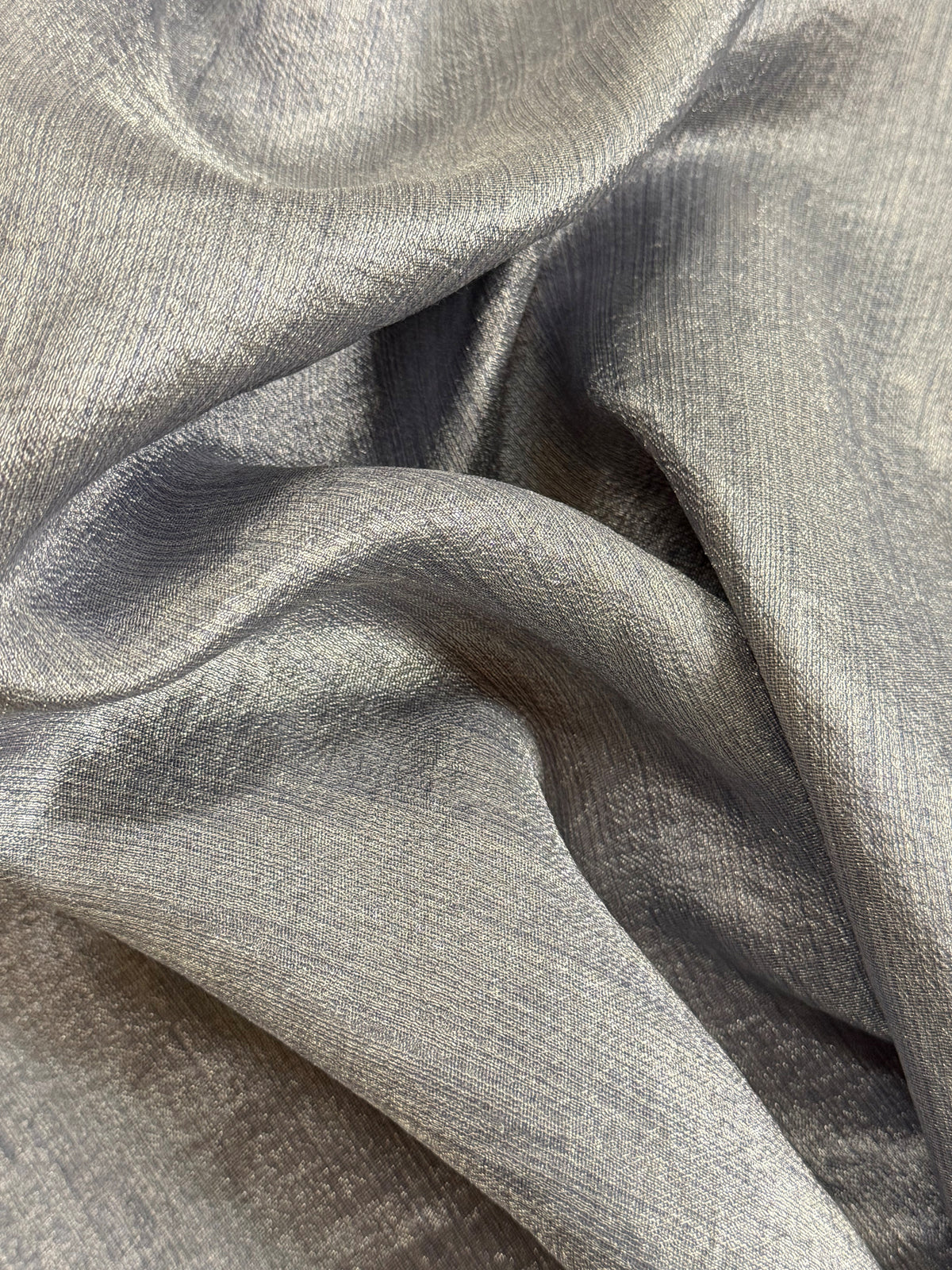 Blue Viscose Blend Fabric  - Ferrari