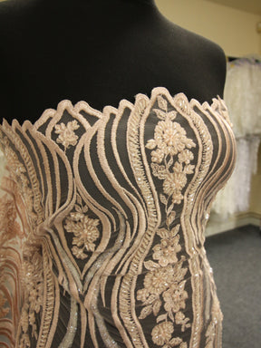 Dentelle Perlée Blush - Lorna