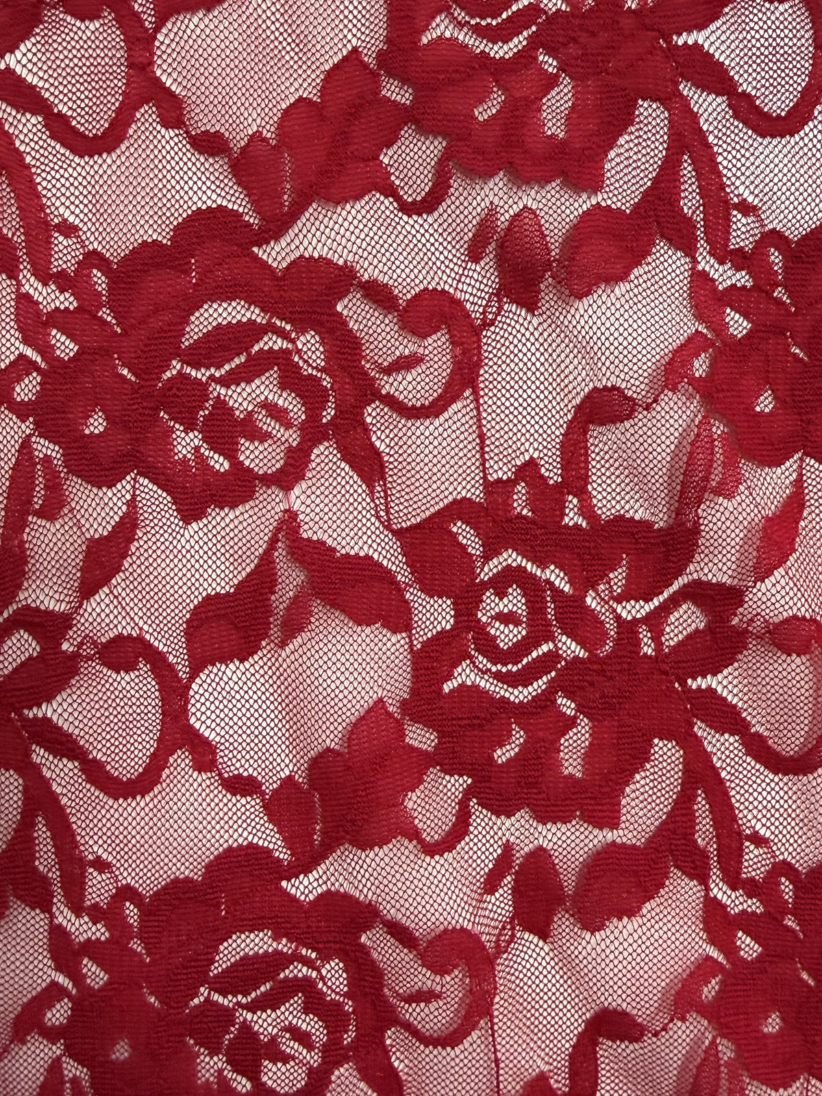Dentelle Raschel Stretch Bordeaux – Matina