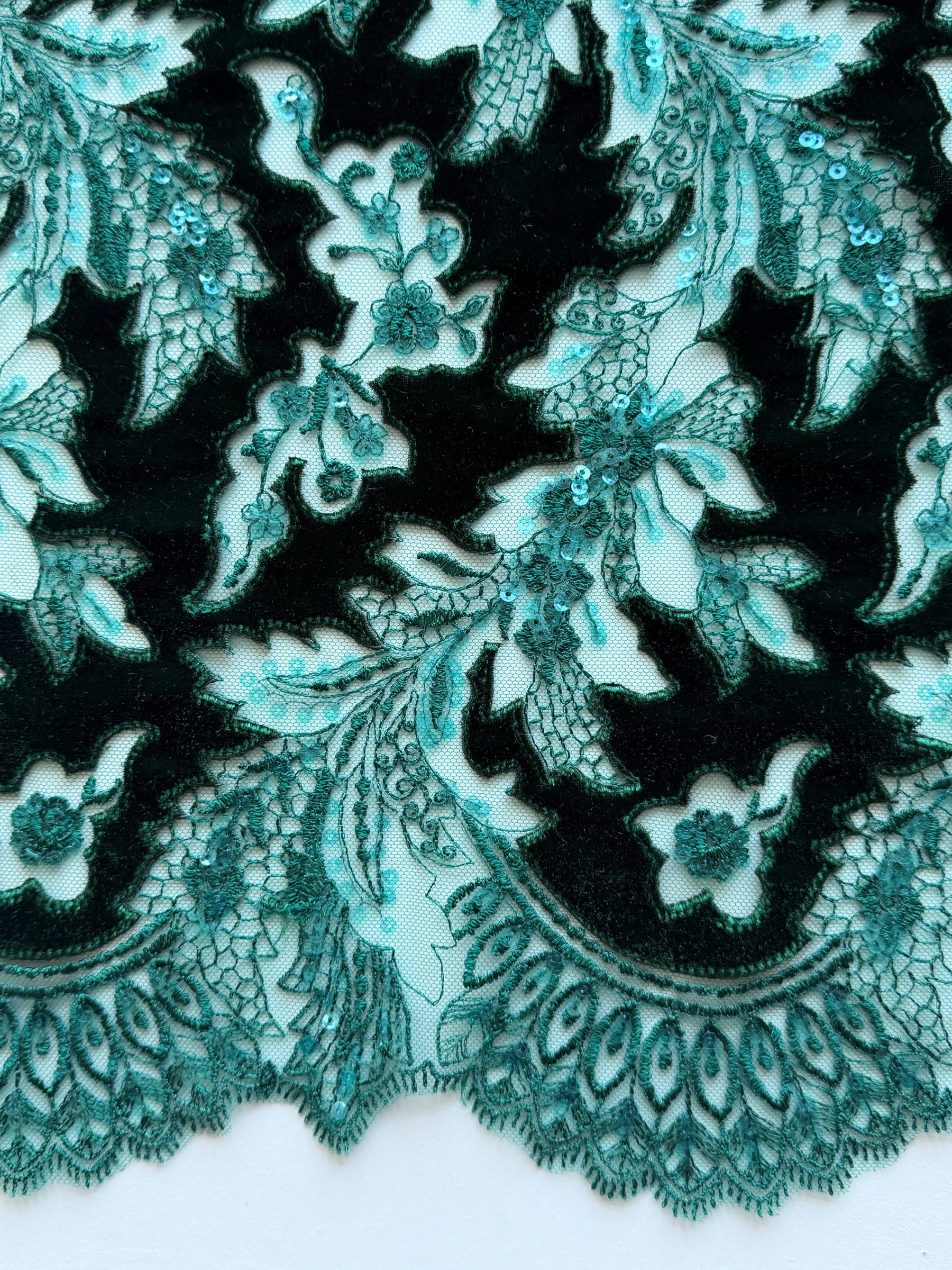 Bouteille en dentelle de velours 3D - EB3023