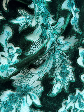 Bouteille en dentelle de velours 3D - EB3023