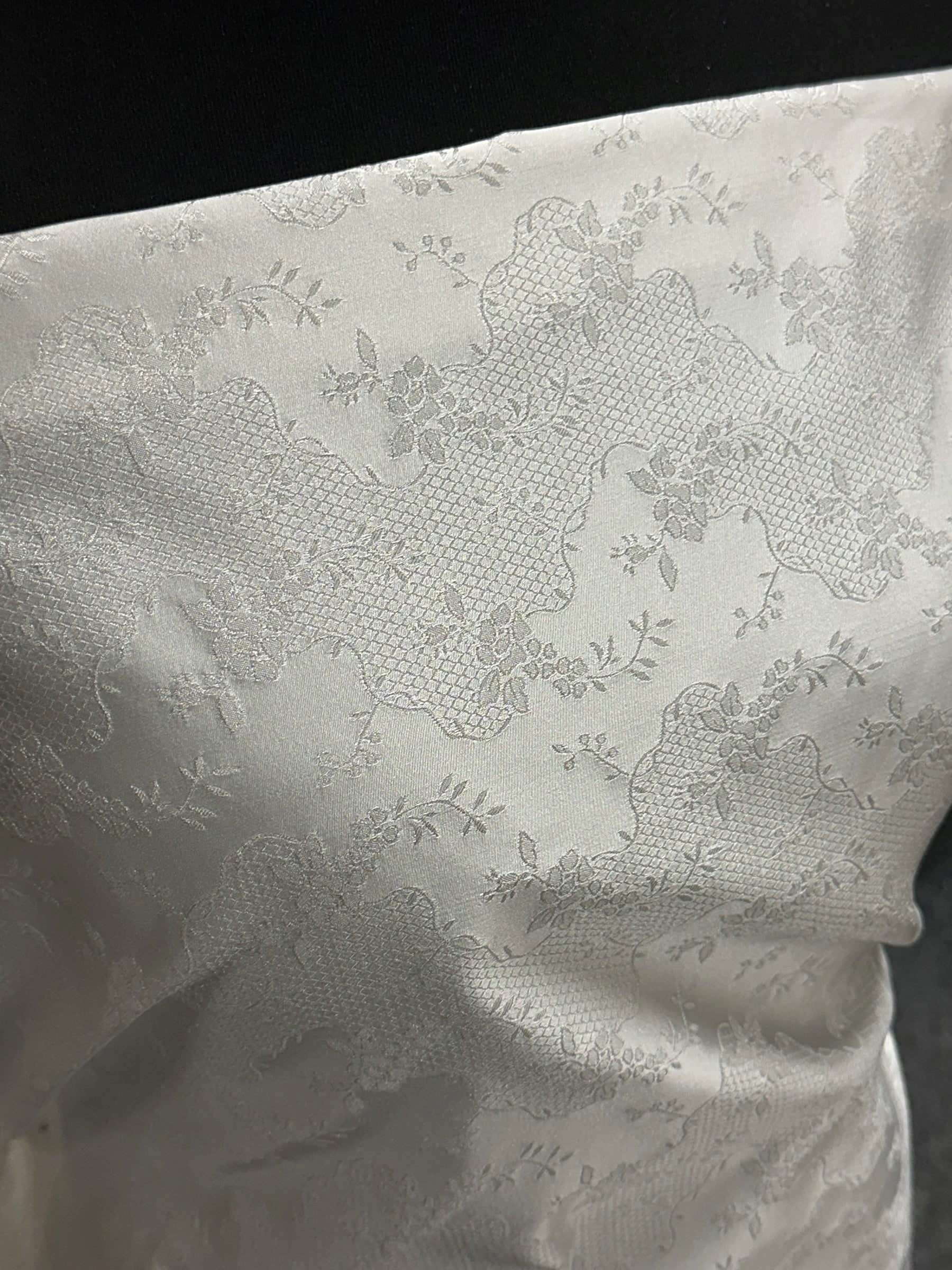 Tissu Jacquard Ivoire - Anvers