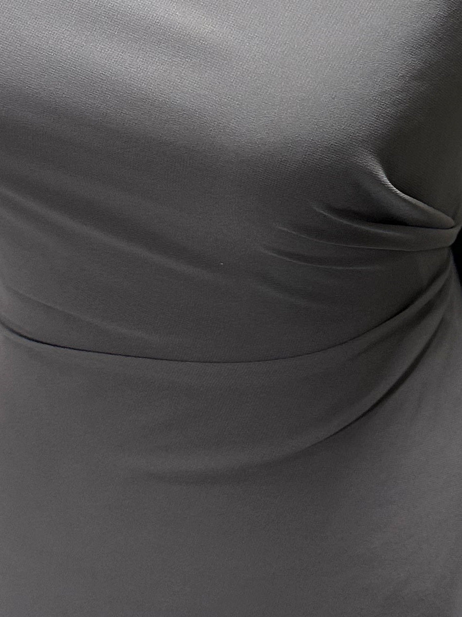 Mousseline de Polyester Grise - Bienveillance