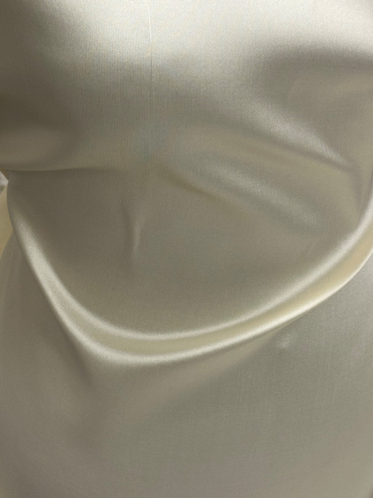 Satin de soie mélangée champagne - Suave