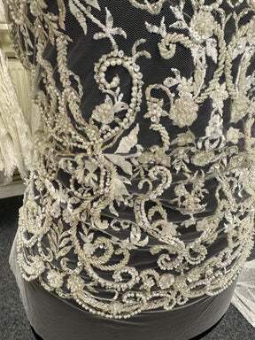 Dentelle Perlée Ivoire - Faith