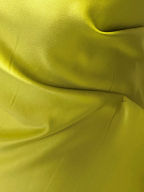 Satin Duchesse Polyester Chartreuse - Contessa