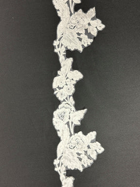 Bordure en dentelle cordée ivoire - Compagnie