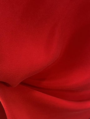 Double Crêpe de Soie Rouge - Tantalise
