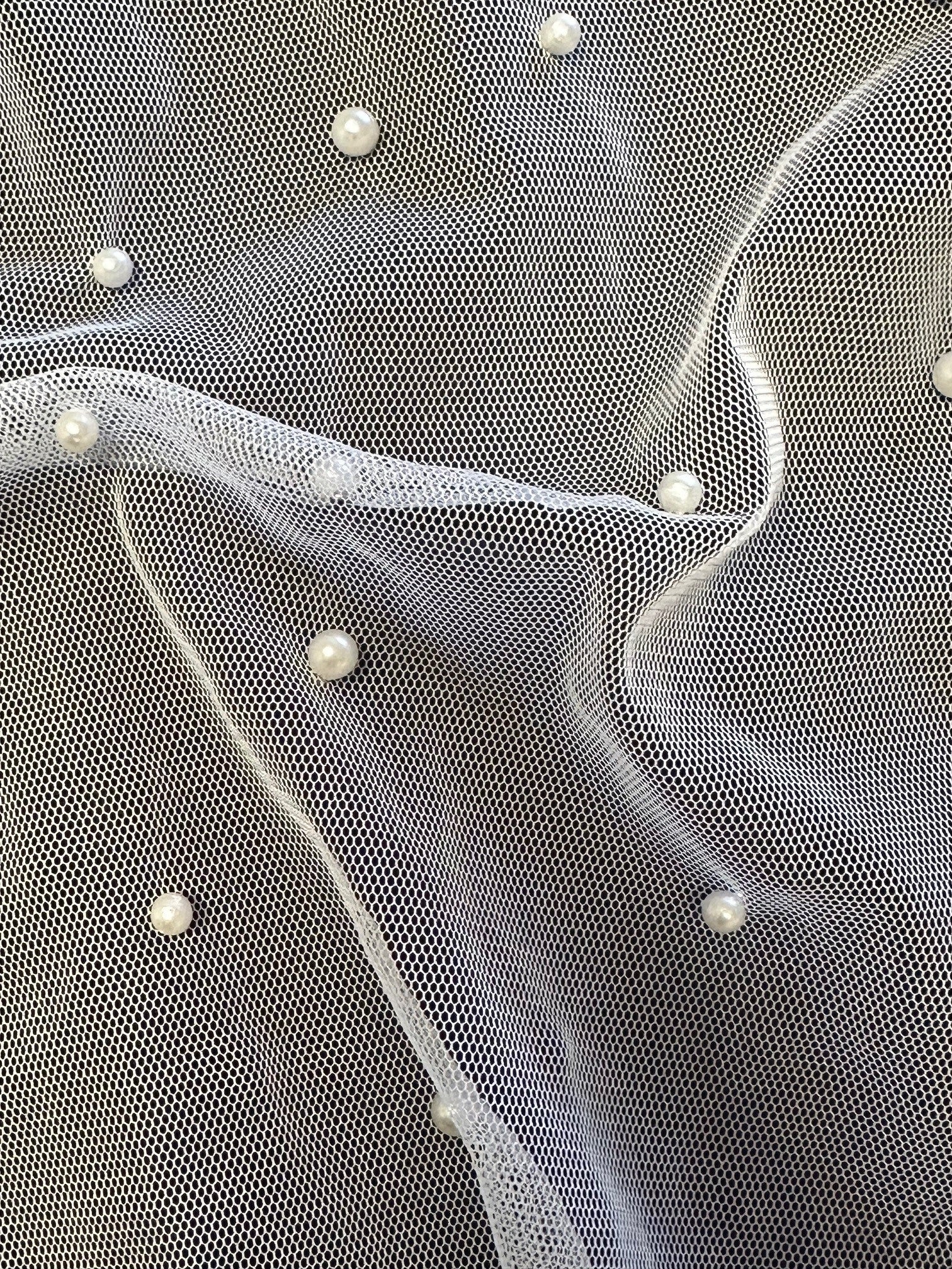 Tulle perle ivoire - Cassis