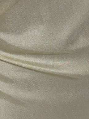 Dupion en satin de polyester crème - Clarté
