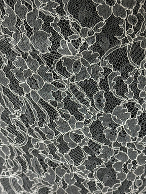Dentelle de Chantilly blanche - Samantha