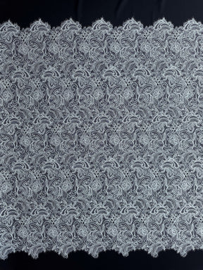 Dentelle Raschel ivoire à cordon - Ellery