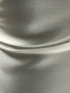 Organza de satin de soie ivoire - P771