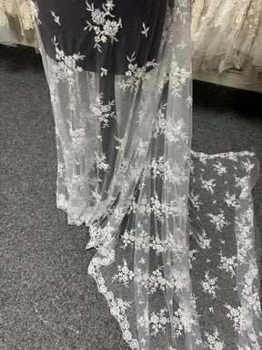 White Beaded Lace - Ream