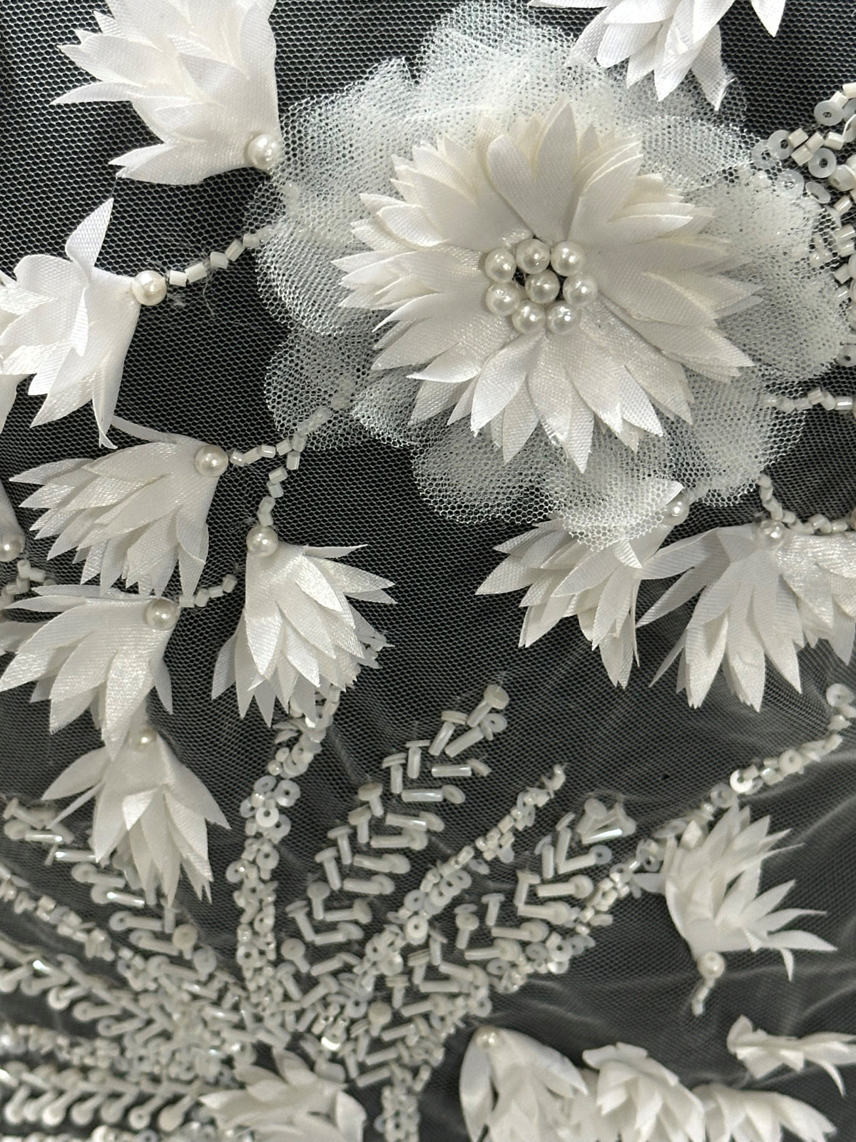 Dentelle de mariée 3D ivoire - Winnifred