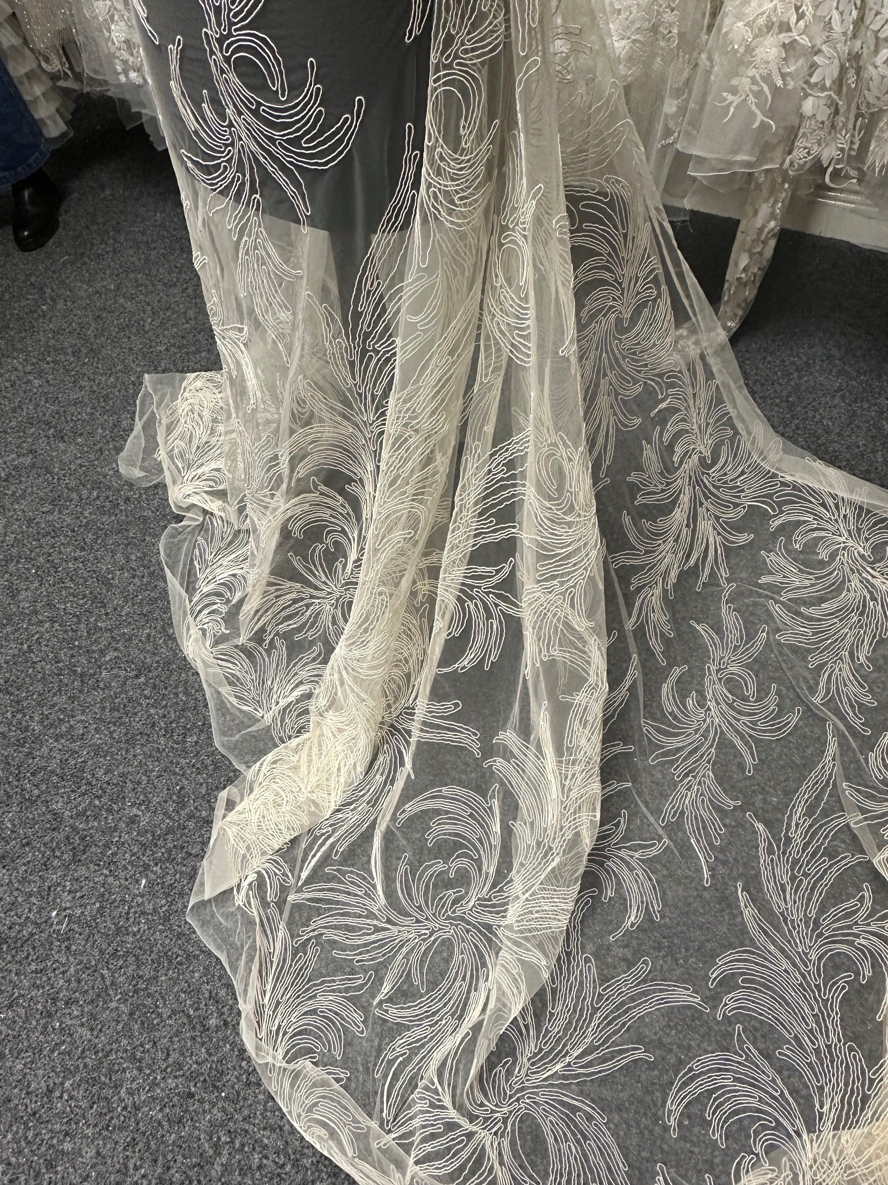 Dentelle cordée champagne - Milani