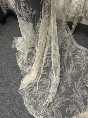 Dentelle cordée champagne - Milani