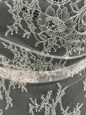 Dentelle Raschel rose - Katherine