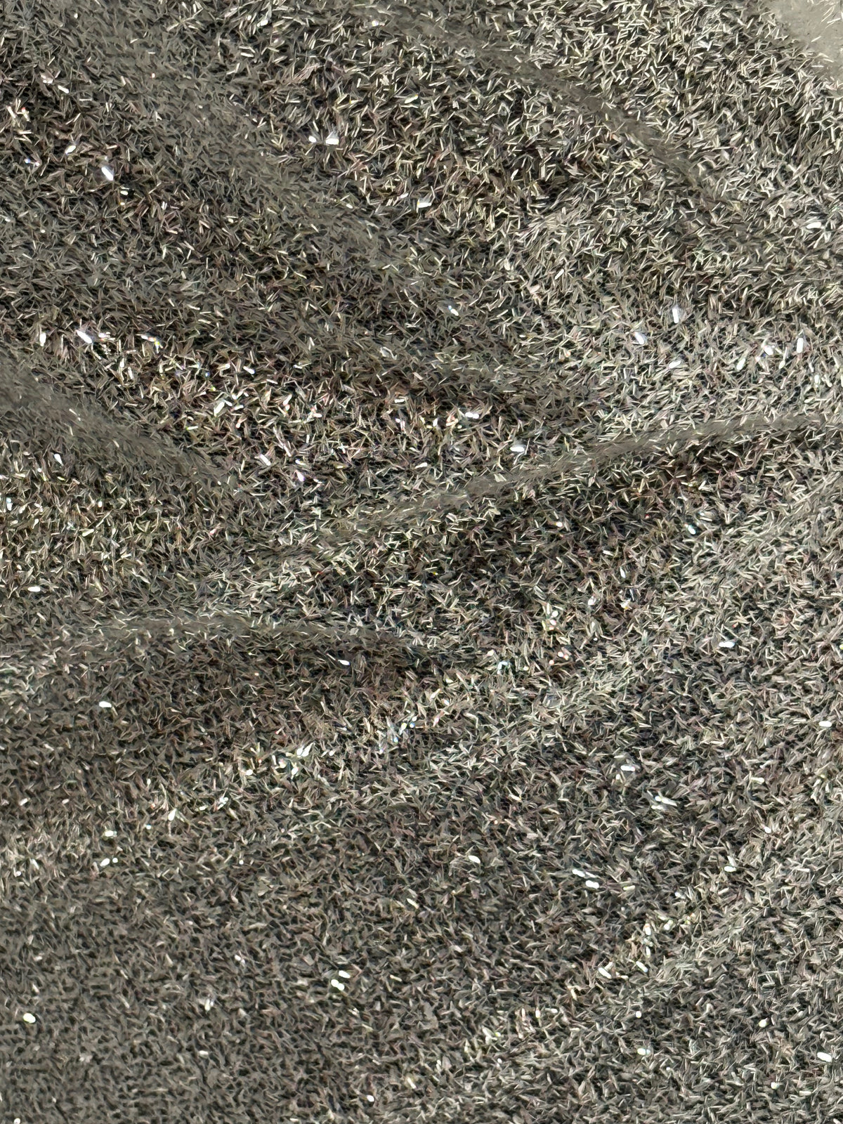 Tissu à paillettes argentées - Battenberg
