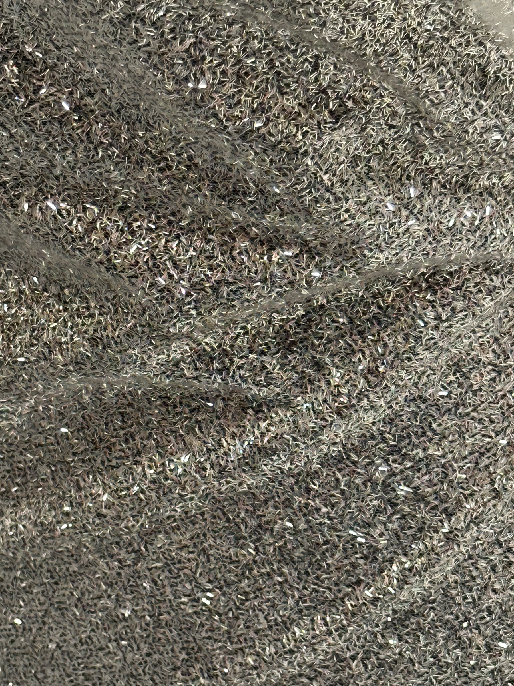 Tissu à paillettes argentées - Battenberg