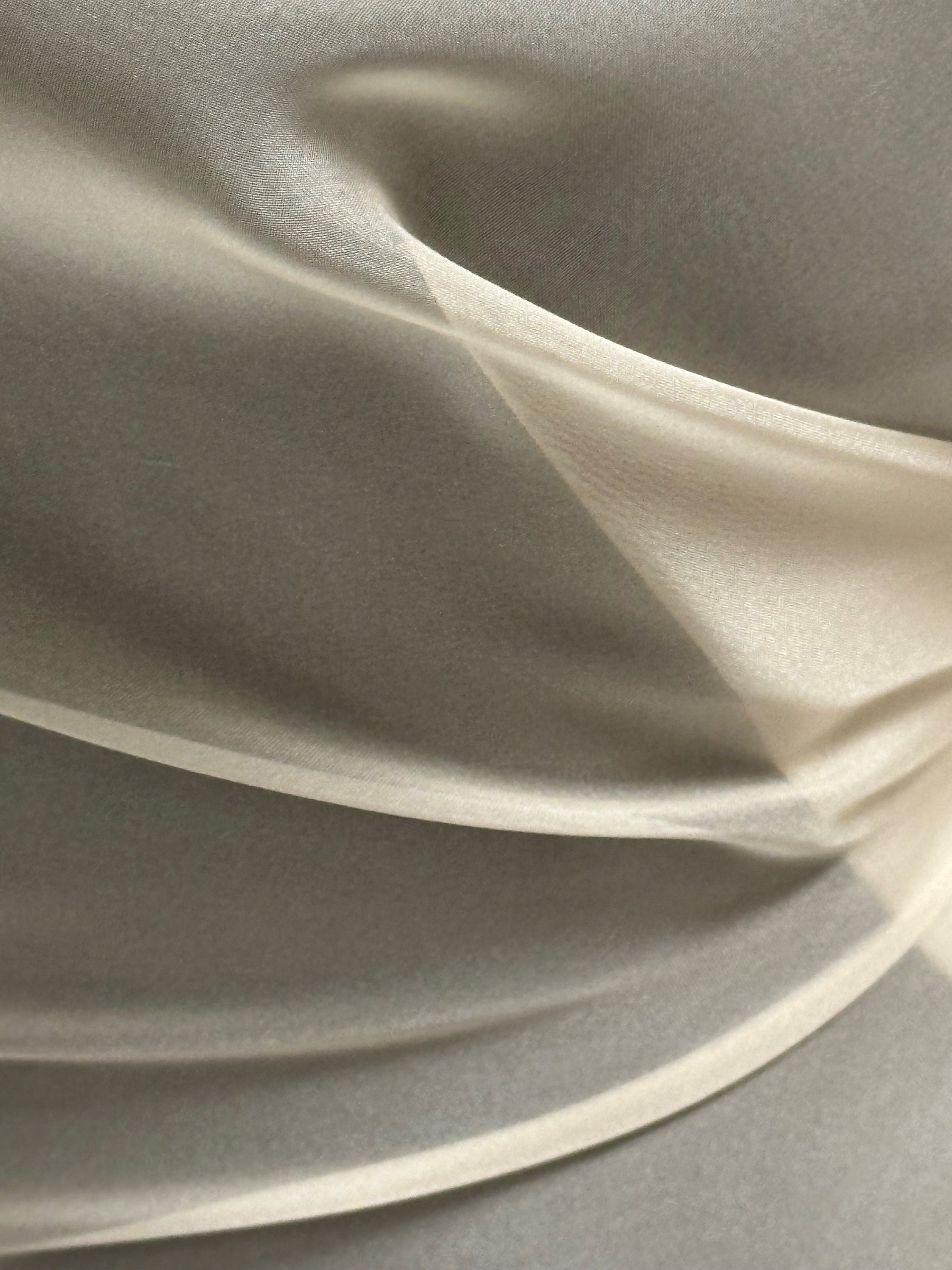 Mousseline de Polyester Champagne - Honesty