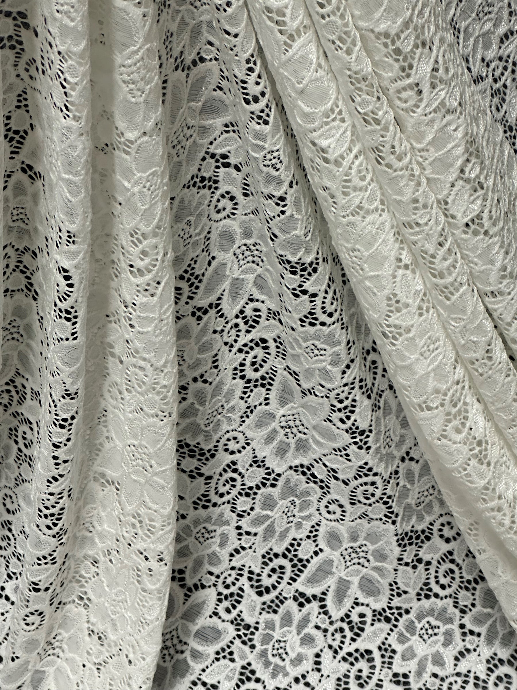 Dentelle extensible ivoire - Lucy (CF)