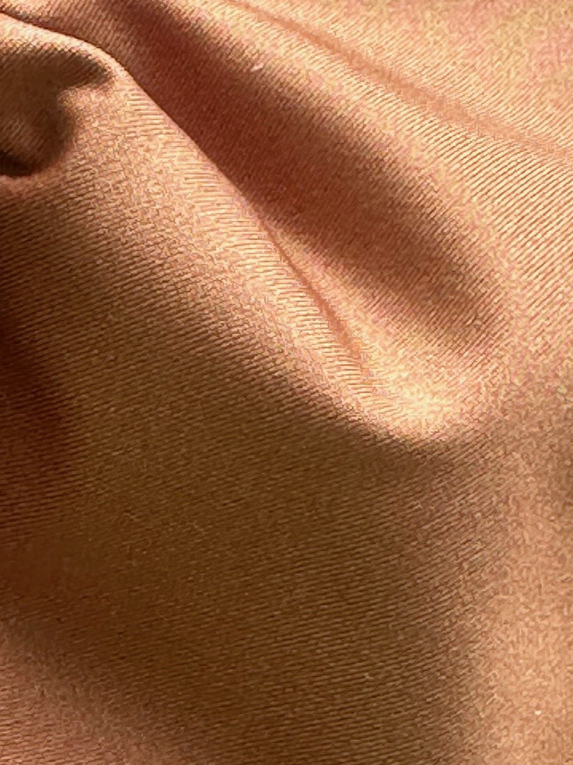 Satin de polyester extensible Mocca - Confidence