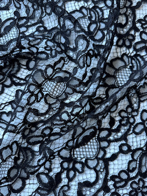 Dentelle de Chantilly noire - Tica